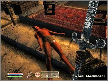 Na czwartym poziomie czeka cię walka z bossem - Azani Blackheartem - Oblivion: Azani Blackheart - The Elder Scrolls IV: Oblivion - poradnik do gry