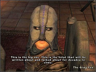 Fox nie kryje podniecenia, nawet pomimo kaptura. - Oblivion: The Ultimate Heist - The Elder Scrolls IV: Oblivion - poradnik do gry