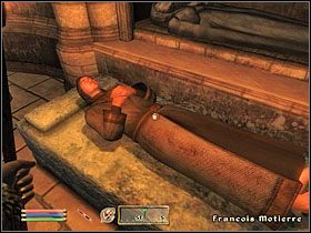 Odczekaj 24 godziny, by dać mieszkańcom czas na przeniesienie ciała Motierrea do kaplicy - Oblivion: The Assassined Man - The Elder Scrolls IV: Oblivion - poradnik do gry
