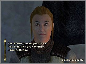 Caelia Draconis jest strażnikiem miejskim w Leyawiin - Oblivion: Next of Kin - The Elder Scrolls IV: Oblivion - poradnik do gry