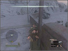 Wyjdź Snajperem na brzeg, a Szpiegiem popłyń pod most i skieruj się w stronę łodzi - Misja 6 - A Cold Reception | Solucja Commandos Strike Force - Commandos: Strike Force - poradnik do gry