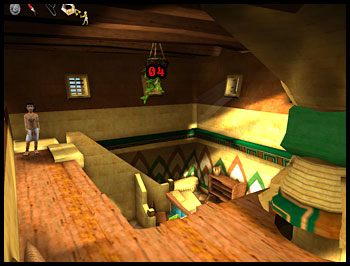 Na zewnątrz będzie na ciebie czekać dwóch początkujących bandziorów - Jak wkurzyć Faraona (1) | Rozdział I | Ankh Klątwa Mumii - Ankh: Klątwa Mumii - poradnik do gry