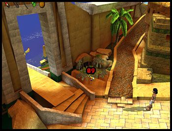 Połącz bułkę z sałatą a następnie z cuchnącą rybą, otrzymasz w ten sposób rybiego burgera [fish burger], coś w sam raz dla bandziorów którzy mają twoją monetę - Jak wkurzyć Faraona (2) | Rozdział I | Ankh Klątwa Mumii - Ankh: Klątwa Mumii - poradnik do gry