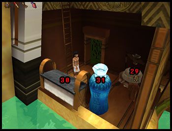 Poczekaj aż bagietka się upiecze i nabierze odpowiedniego koloru [Ramses extra long, charcoal] i wtedy ją zabierz - Przywoływanie Ozyrysa (1) | Rozdział III | Ankh Klątwa Mumii - Ankh: Klątwa Mumii - poradnik do gry