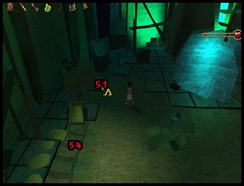 Wejdź na pochylnię i podnieś drugą notatkę [memo 2] leżącą obok kamiennego filara - Słońce Kairu (4) | Rozdziały IV i V | Ankh Klątwa Mumii - Ankh: Klątwa Mumii - poradnik do gry