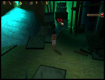 Podejdź do śladów pozostawionych przez taczki [tracks in the soil] (54) - Słońce Kairu (4) | Rozdziały IV i V | Ankh Klątwa Mumii - Ankh: Klątwa Mumii - poradnik do gry