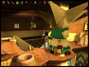 Zejdź na dół i sprawdź zawartość schowka [secret compartment] (60) - Słońce Kairu (6) | Rozdziały IV i V | Ankh Klątwa Mumii - Ankh: Klątwa Mumii - poradnik do gry