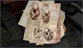 W szufladzie biurka znajdziesz jakieś anatomiczne szkice, - SOBOTA 12 PAŹDZIERNIKA cz.2 | Scratches - Scratches - poradnik do gry