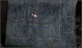 Przyjrzyj się owym planom. Klikaj na każde pomieszczenie. Zauważysz, że na pierwszym piętrze jest jeszcze jeden pokój. Problem w tym, że nie ma do niego drzwi. Z parteru się raczej nie wespniesz do tego, ukrytego pokoju, ale może uda Ci się do niego opuścić z góry. Przydałaby się jakaś lina. Z tego pokoju przejdź do następnego pomieszczenia. - NIEDZIELA 13 PAŹDZIERNIKA cz.1 | Scratches - Scratches - poradnik do gry