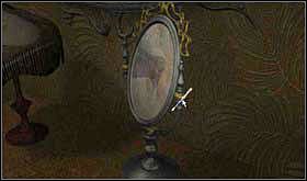 Wróć do domu. Udaj się na pierwsze piętro do głównej sypialni i przy pomocy śrubokręta odkręć lusterko. - PONIEDZIAŁEK 14 PAŹDZIERNIKA cz.2 | Scratches - Scratches - poradnik do gry