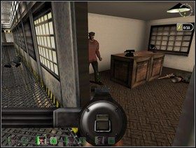 Zabij Szwaba stojącego w pomieszczeniu na wprost wejścia - Misja 2