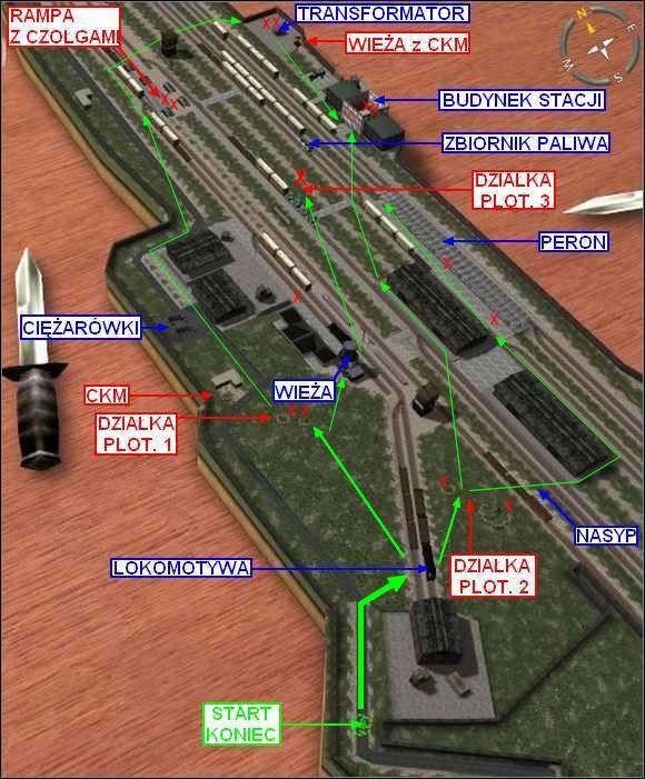 Idź całą ekipą wzdłuż ogrodzenia, które masz po prawej stronie - Misja 3