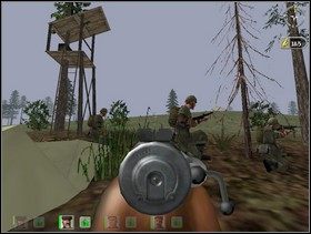 Kiedy już wszyscy zbierzecie się przy (4) [obrazek powyżej po prawej] pora przedostać się pod most - Misja 1 