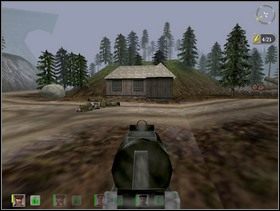 Osłaniany przez kolegę z rkmem ostrożnie sprawdź teren - Misja 1