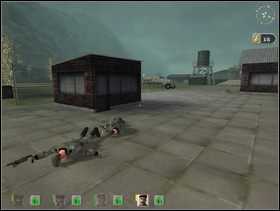 Miń zabitych trzech Szwabów przy posterunku_1 i kieruj się w stronę budynku garnizonu - Misja 3