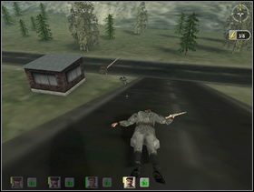 Przejdź przez most - na drugim końcu (przy posterunku_3 ) powinno być jeszcze dwóch wrogów, zastrzel ich - Misja 3