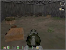 W budynku znajdziesz (jeśli potrzebujesz) trochę uzbrojenia (ja nie potrzebowałem więc nie wiem dokładnie co jest w skrzynkach) - Misja 5