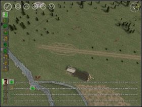 Wróg (sporo piechoty i jeden lub kilka motocykli) po chwili powinien atakować (w kilku falach) z kierunków pokazanych na mojej mapie czerwonymi strzałami - Misja 5