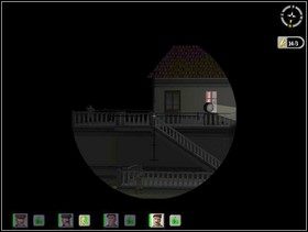 Z karabinu wyborowego zdejmij Adolfa za szperaczem na tarasie i drugiego Fryca stojącego na tarasie bardziej na lewo i w głębi - Misja 2