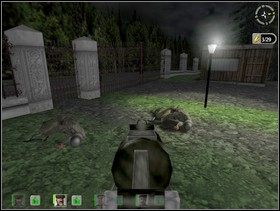 Zamiast więc walić po oknach okrąż willę i zastrzel jednego-dwóch Szkopów przy bramie - Misja 2