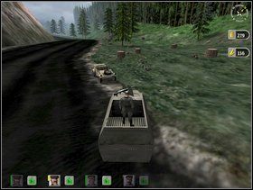 Wróćmy na chwilę do transportera, który wjechał na asfaltową drogę - Misja 5