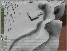 Sytuacja pewnie będzie wyglądać jak na obrazku (biały kursor na nim wskazuje zejście ze wzniesienia) - Misja 2