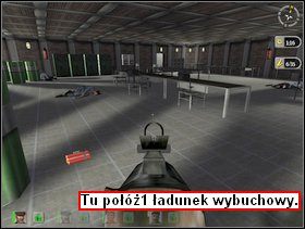 Do głównego pomieszczenia najlepiej spróbować wejść przez oboje drzwi jednocześnie, czeka tam na rozwalenie trzech Niemców - Misja 2