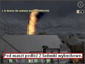 Gdy dojdziesz do skały na której stoi maszt wejdź na nią po schodkach - Misja 2