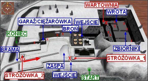 Uzbrój trzech ludzi w pistolety maszynowe i granaty a jednemu daj karabin maszynowy - Misja 3