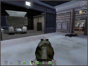 Oczyść najpierw z Niemców garaż z ciężarówką , którą na koniec opuścisz niemiecki kompleks - Misja 3