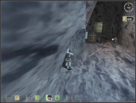 Poruszając się w tunelach pod ziemią sprawdzaj co czai się za rogiem przełączając kamerę na widok TPP - Misja 3