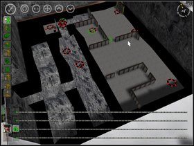 Zresztą tutaj masz rozkład wszystkich Niemiaszkóww tej podziemnej części fabryki (biały kursor na obrazku wskazuje miejsce w którym należy na koniec zostawić bombkę) - Misja 3