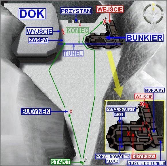 Jeden człowiek bierze rkm i karabin wyborowy, reszta pistolety maszynowe lub karabiny szturmowe i granaty - Misja 4