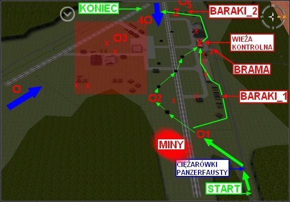 Zabierz rkm i karabin wyborowy (daj je jednemu człowiekowi), resztę ludzi uzbrój w niemieckie karabiny szturmowe MP44 - Misja 2