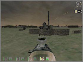 Snajper, dochodząc do stanowiska (2) , może zabić paru Fryców, których dojrzy w lunecie karabinu a znajdujących się na niezbadanym obszarze zaznaczonym na mojej mapie czerwonym kwadratem - Misja 2