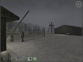 Wysiądź z samochodu ale nie idź jednak od razu oswobodzić agenta tylko przejdź się najpierw po całym lotnisku zabijając nożem napotkanych Fryców - Misja 1 