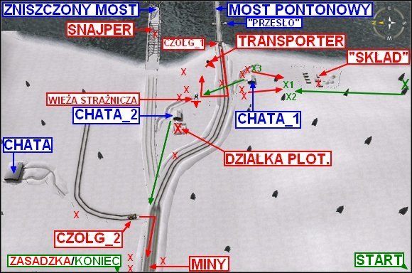 Do tej misji zabierz przynajmniej 3 ładunki wybuchowe i jakieś Panzerfausty lub Bazookę (do zniszczenia 2 niemieckich czołgów) - Misja 1