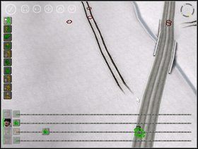 Teraz poczekaj chwilę na niemieckich piechurów, którzy niebawem się pojawią - 3 po lewej na polnej drodze i 3 na moście - Misja 2