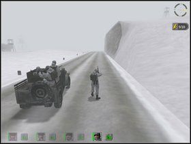 Samochód zatrzymaj w miejscu X , w pobliżu pierwszego składu materiałów po lewej stronie drogi - Misja 3