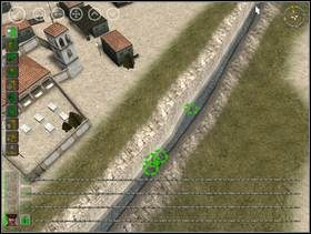 Miejsce X to punkt z którego wyprowadzisz atak na wieś, w szczególności na lokacje przy kościele w której znajduje się detonator - Misja 1