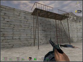 Na murach świątyni, która znajduje się na wzniesieniu po prawej gdzieniegdzie porozmieszczani są snajperzy wroga (stoją na rusztowaniach po wewnętrznej stronie muru) - Misja 3