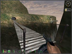 Wychodząc na mostek zabij więc najpierw snajpera po prawej, potem zasuwaj na drugą stronę - Misja 4