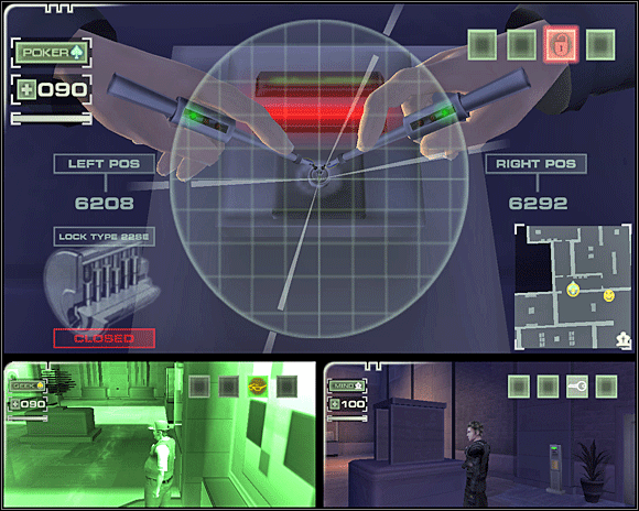 Musisz znaleźć taką pozycję, dla której na kluczu świeci się zielone światełko. - Zabawki cd. The Plan - The Plan - poradnik do gry