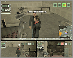 Zanieś klucz do Minda i zeskanuj go, a następnie w identyczny sposób jak przy kradzieży klucza, zwróć go dyrektorowi - Misja 4 Museum Heist - Day 1 cd. | Opis przejścia The Plan - The Plan - poradnik do gry