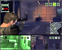 Za drzwiami czeka panel wyłączający zabezpieczenia podłogi i - w kolejnych pomieszczeniach - strażnicy - Misja 5 Museum Heist - Day 2 | Opis przejścia The Plan - The Plan - poradnik do gry