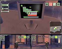 Na początek przebiegnij się za ladę i użyj komputera, by podnieść kratę - Misja 6 Museum Heist - Day 3, part 1 | Opis przejścia The Plan - The Plan - poradnik do gry