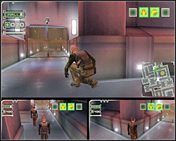 Tak samo jak poprzednio, zanim dostaniesz się do pomieszczenia z wyłącznikiem zabezpieczeń, będziesz musiał przejść między kamerami - Misja 6 Museum Heist - Day 3, part 1 cd. | Opis przejścia The Plan - The Plan - poradnik do gry