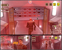 Jako jeden z pozostałych bohaterów oczyść całą (lub przynajmniej pierwszych dwóch strażników) strefę B, a następnie, tak jak już to robiłeś, jako Wall puść przycisk, sprint, przewrót - Misja 7 Museum Heist - Day 3, part 2 | Opis przejścia The Plan - The Plan - poradnik do gry