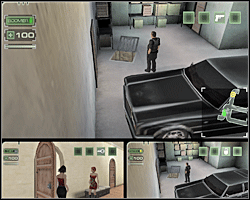 Na dziedzińcu przed willą jest kilku strażników, ale żaden z nich nie ma przy sobie ani grosza, więc nie warto zawracać sobie nimi głowy - Misja 9 Fosters Villa - The house | Opis przejścia The Plan - The Plan - poradnik do gry