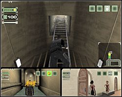 Wyjdź z kanałów po drabinie wskazanej jako cel misji - Misja 9 Fosters Villa - The house cd. | Opis przejścia The Plan - The Plan - poradnik do gry